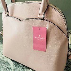 kate Spade new york Peyton Medium Dome Satchel light crepe